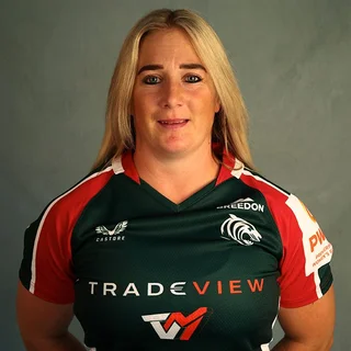 Lauren Poole in rugby kit
